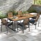 Set of 2 Square Waterproof Seat Chair Cushions Perfect for Dining Chairs or Patio Chairs